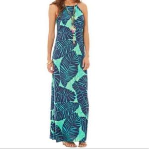 Lily Pulitzer Angel Halter Maxi Dress